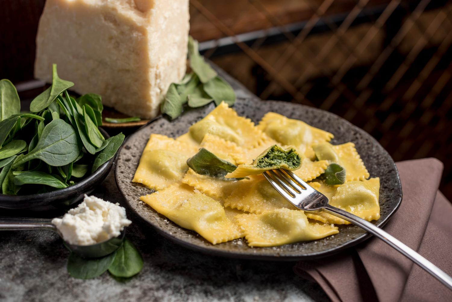Ricotta & Spinach Ravioli