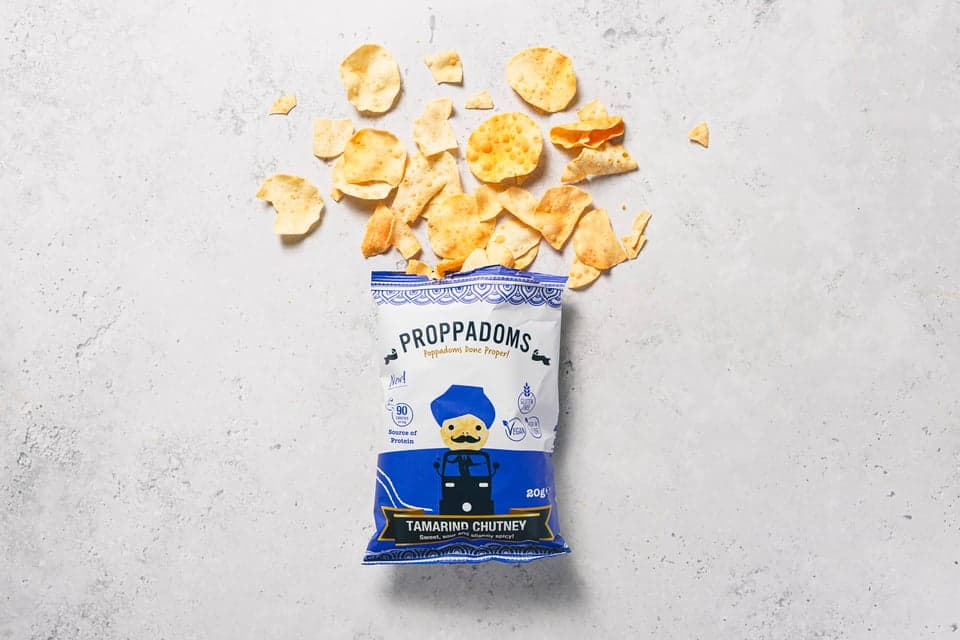 Proppadoms - Tamarind Chutney Flavour