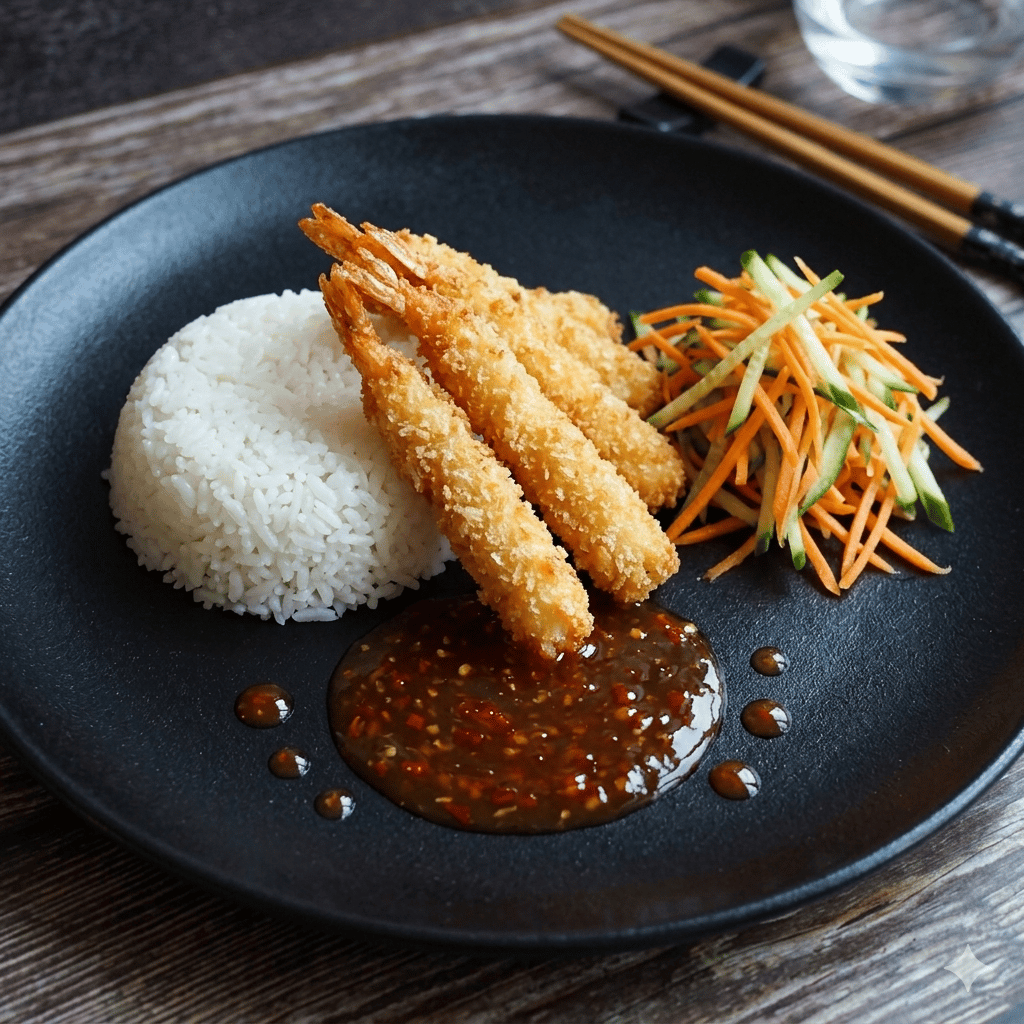 Prawn Tempura Sweet Chilli & Rice