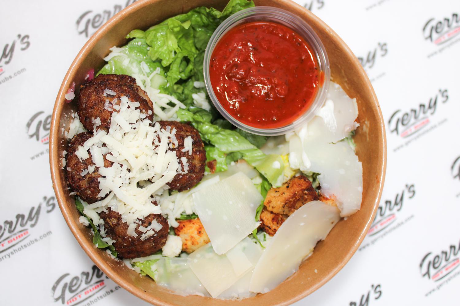 Aubergine Parmagiana Bowl with Side Caesar