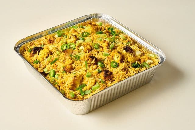 Cauliflower Biryani Platter