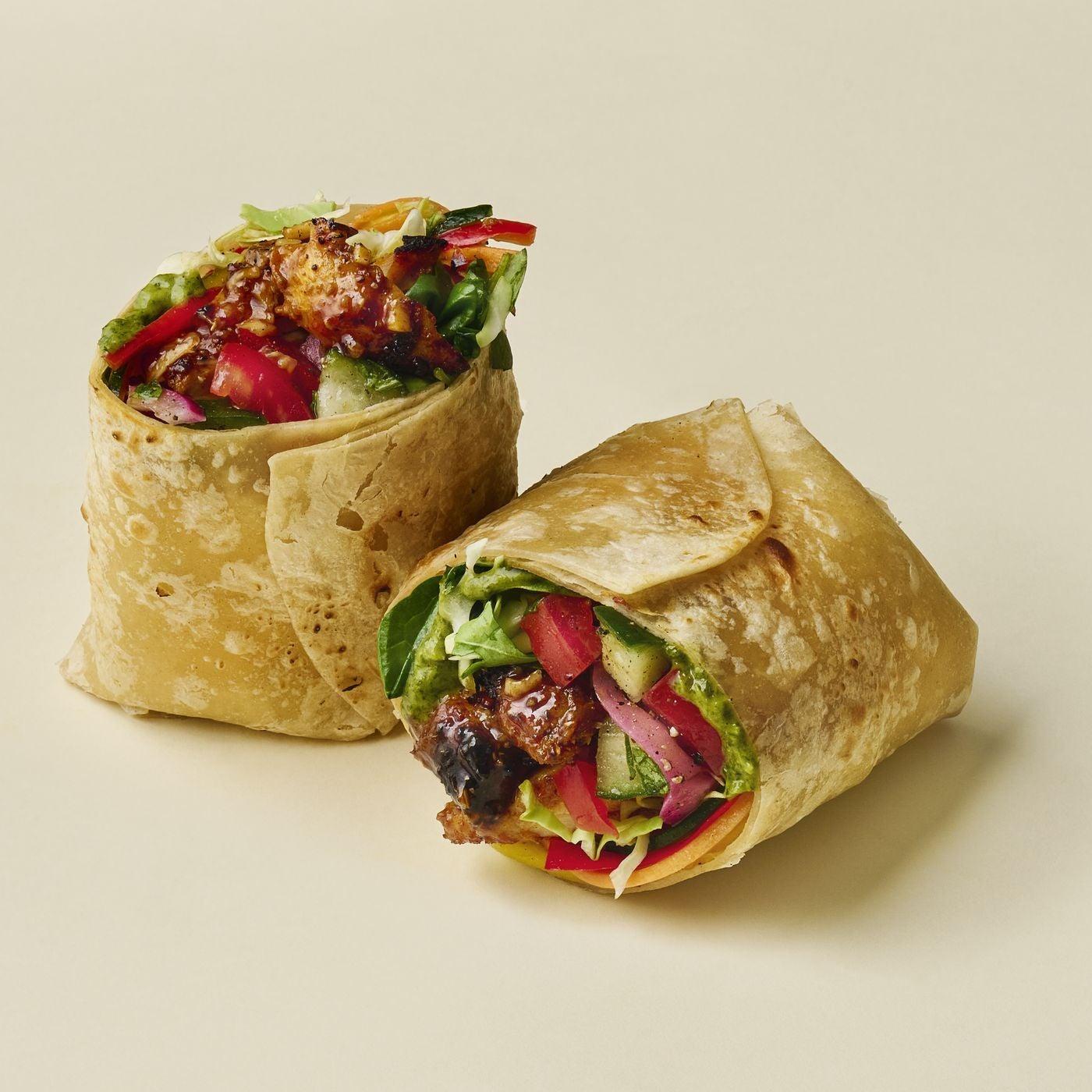 Masala Honey Chicken Wrap