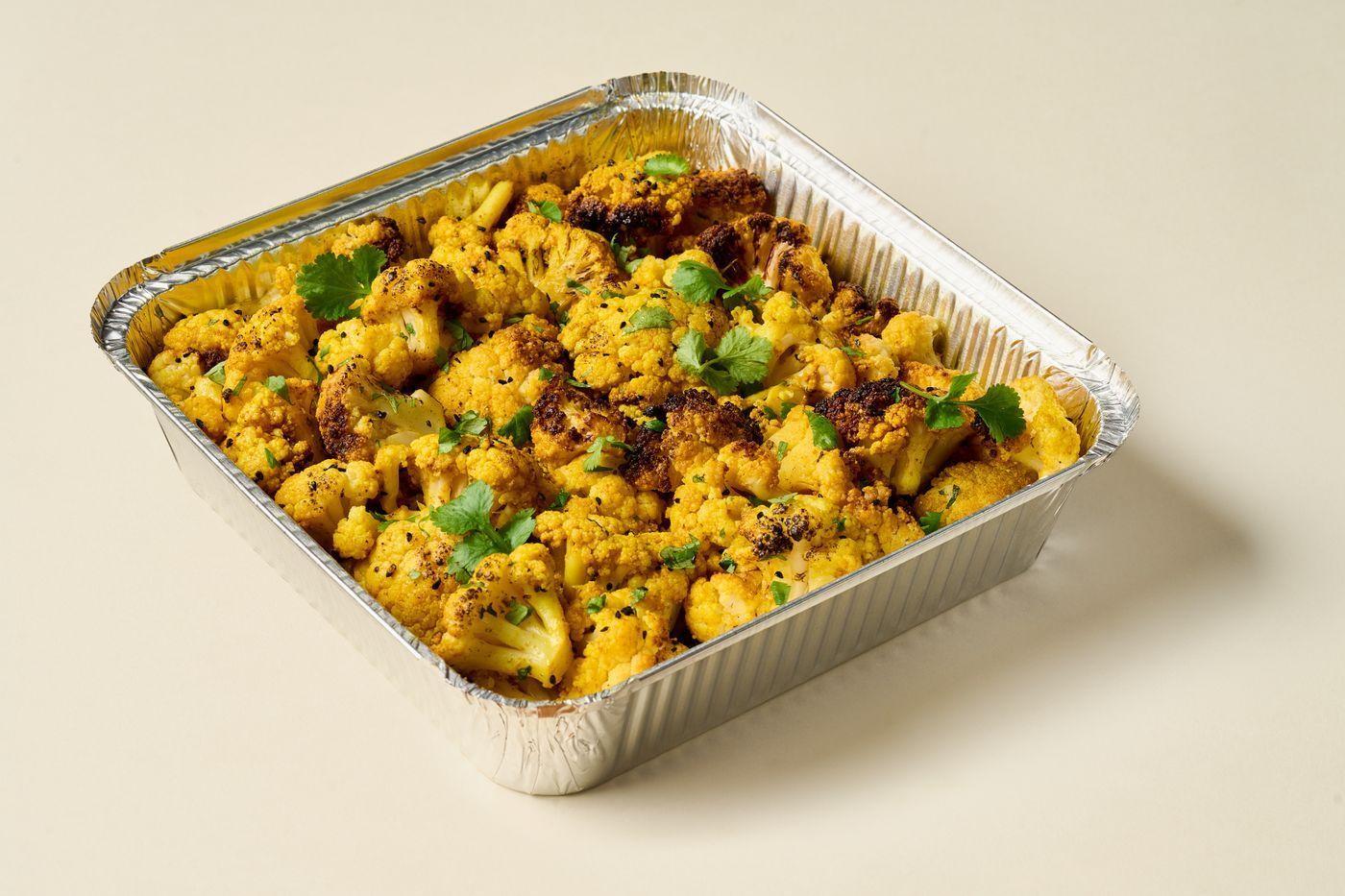 Turmeric + Lemon Roasted Cauliflower Platter