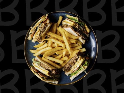 Beef Club Sandwich