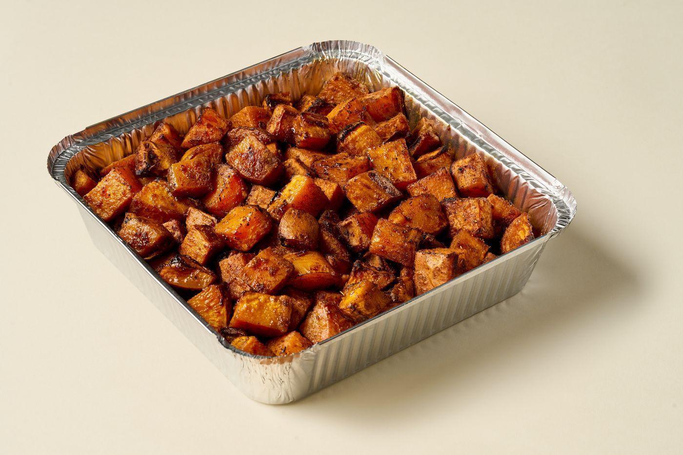 Masala Spiced Sweet Potato Platter