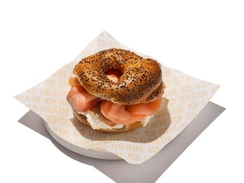 Aegean Smoked Salmon Bagel