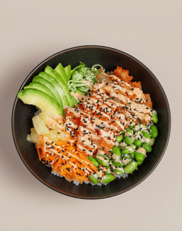 Salmon Poke Bowl (Gluten-free version)