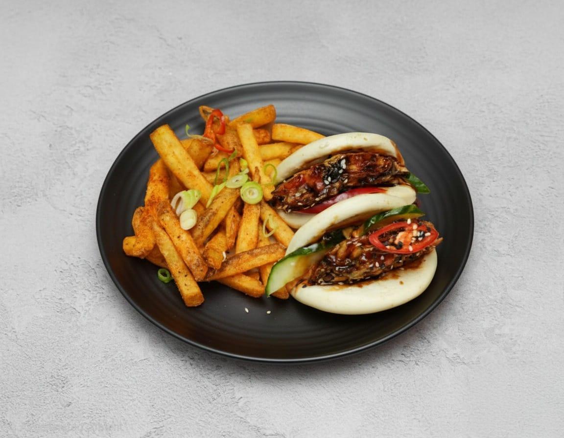 Crispy Veg Bao Bun (v)