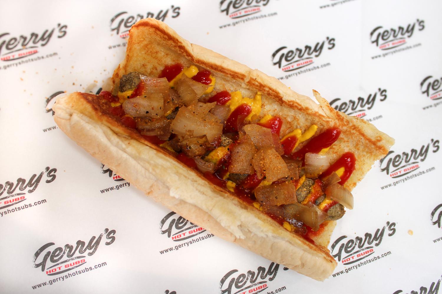Grilled veggie dog