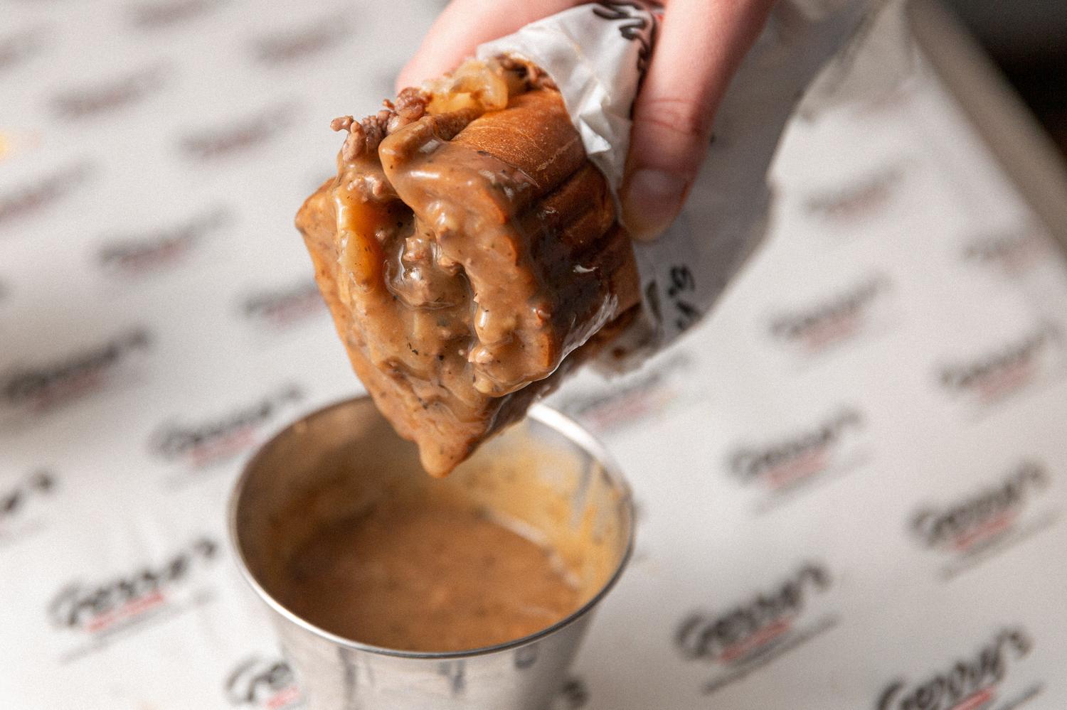 Large Philly Cheese steak & Dip