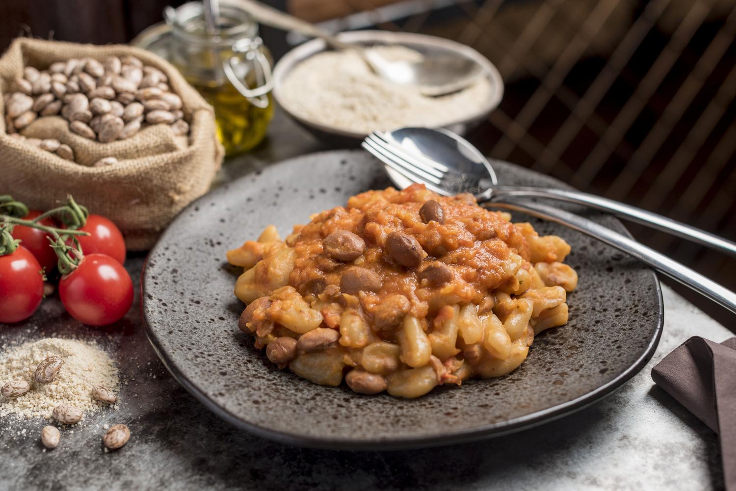 Pisarei with Borlotti Beans