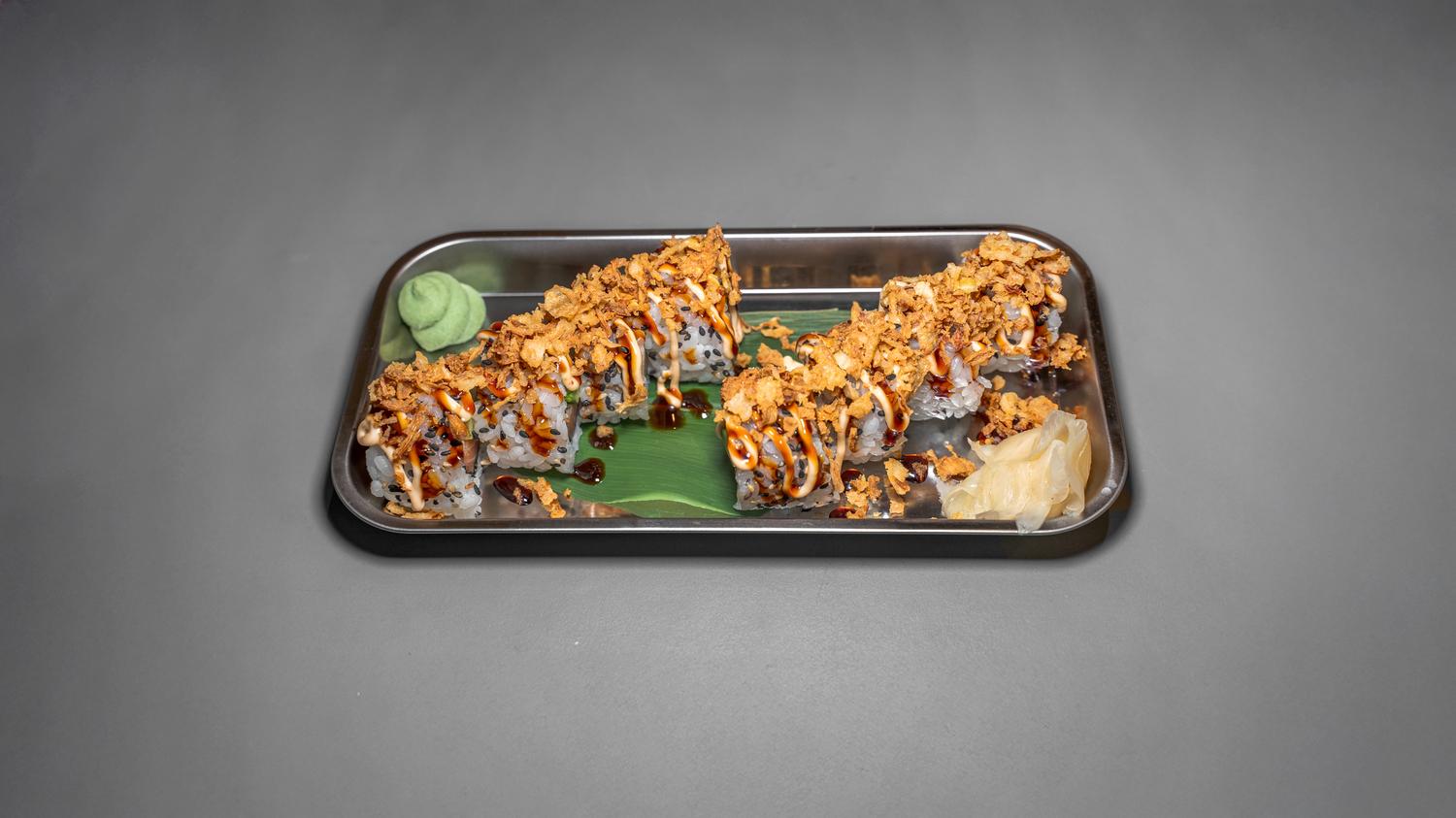 Salmon Uramaki Crunch